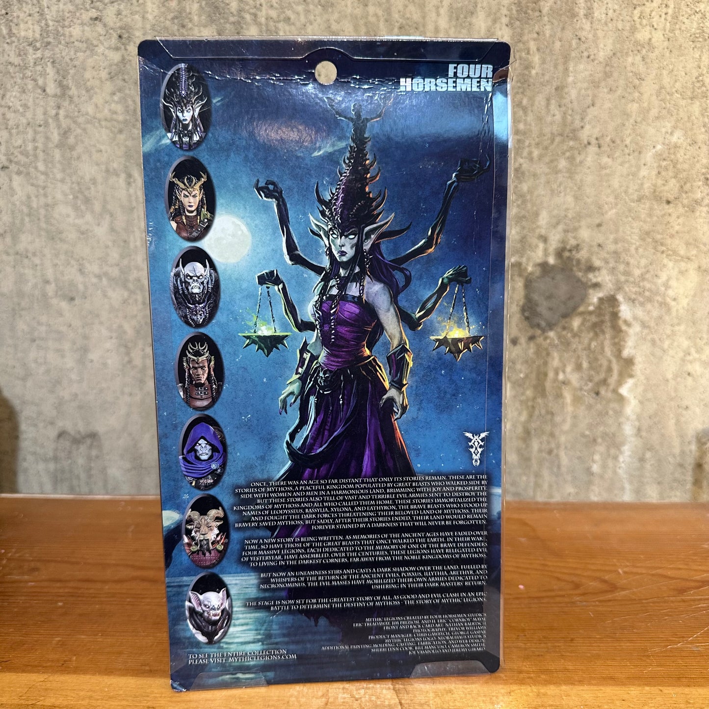 Four Horsemen Mythic Legions Action Figure: Vampire Vallak