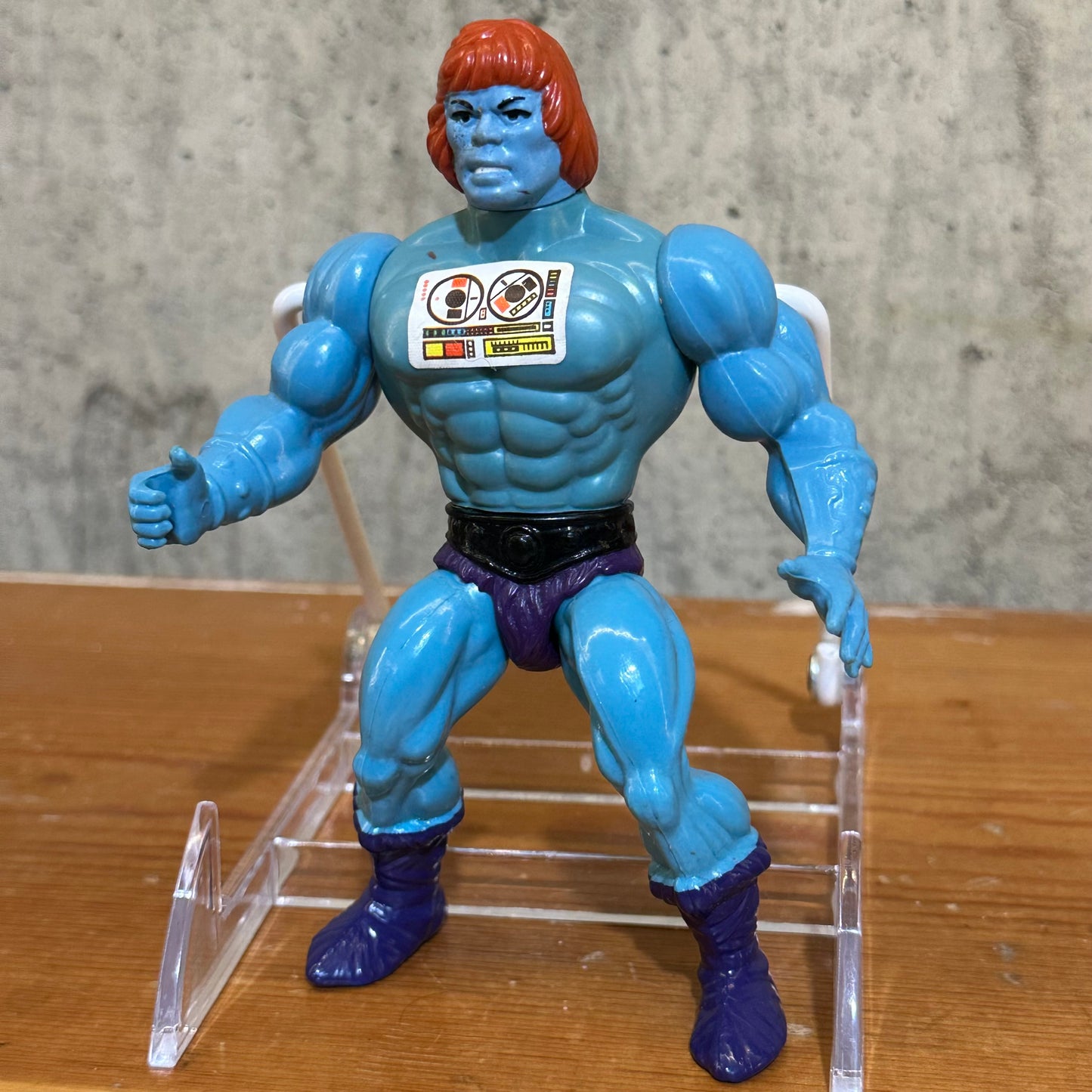 Faker MOTU 1982 He-Man Incomplete Action Figure Toy Sticker