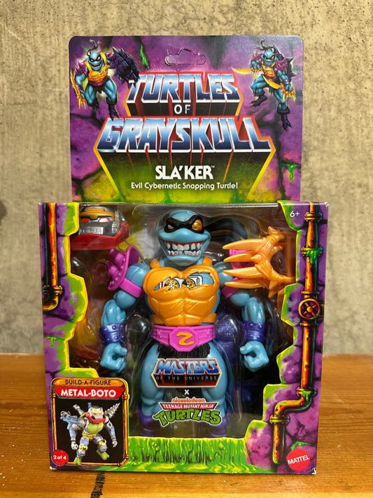 SLA'KER Turtles of Grayskull Masters of the Universe TMNT Metal-Boto MOTU