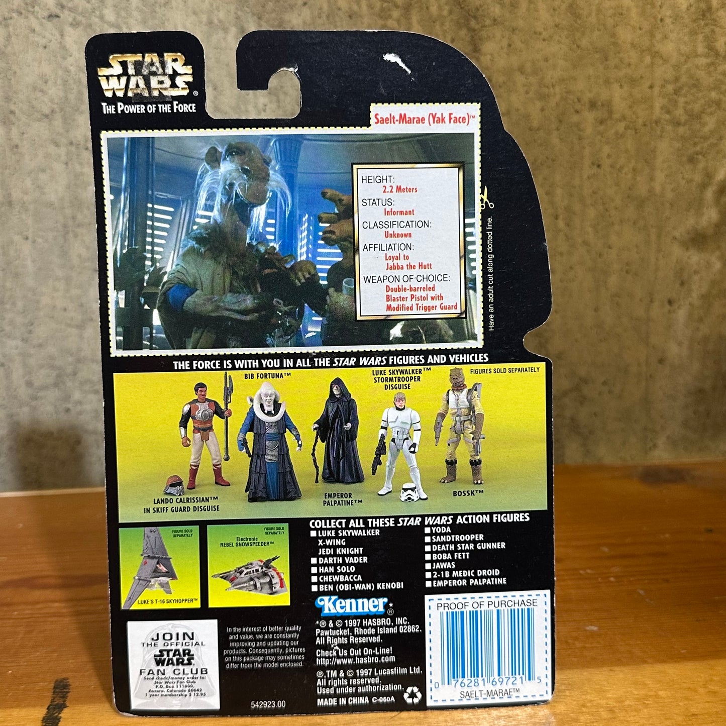 Yak Face Star Wars POTF2 Sealed 3.75” Action Figure Toy