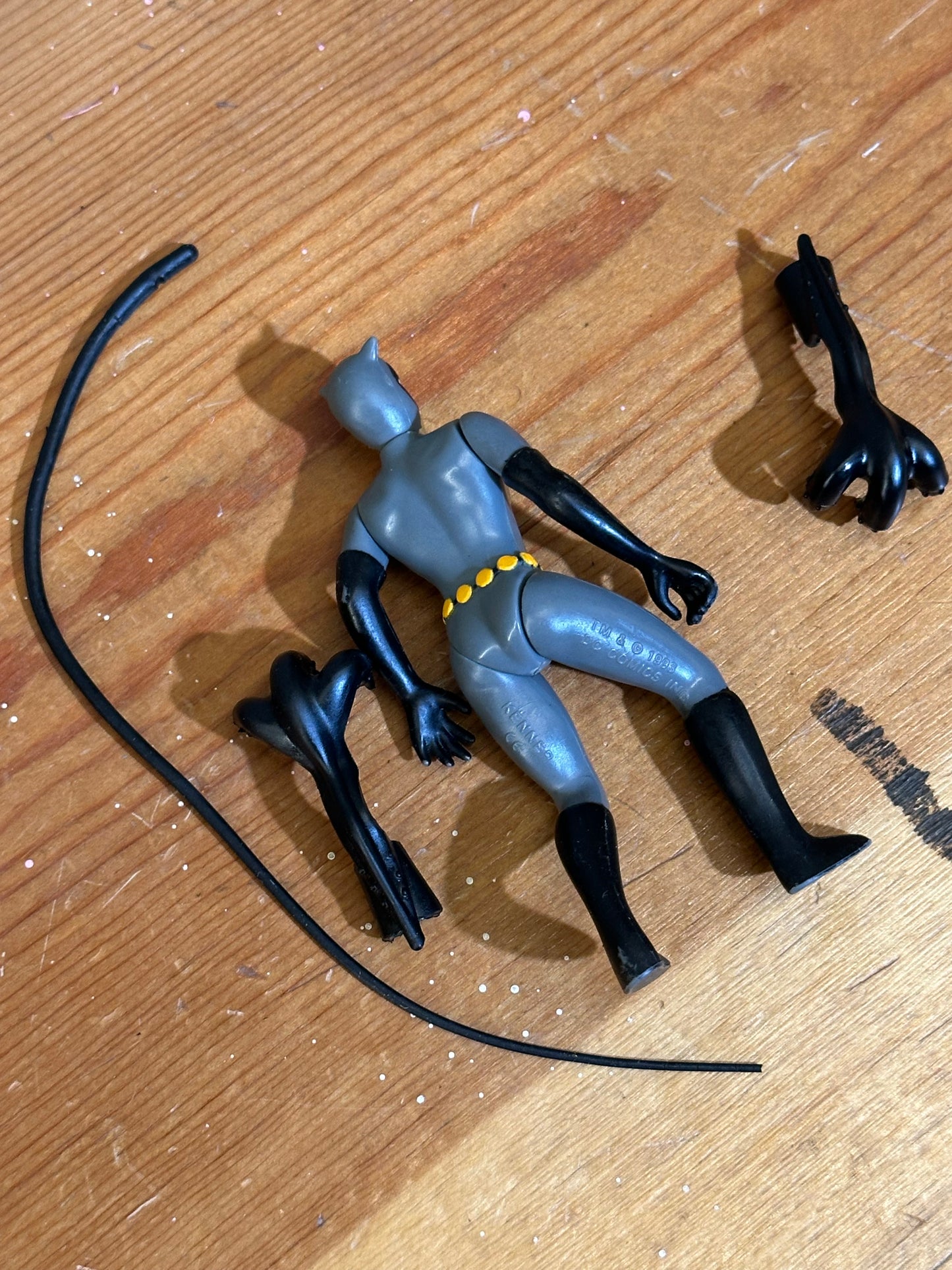 Catwoman Batman the Aninated Series incomplete Action Figure Toy DC Comics