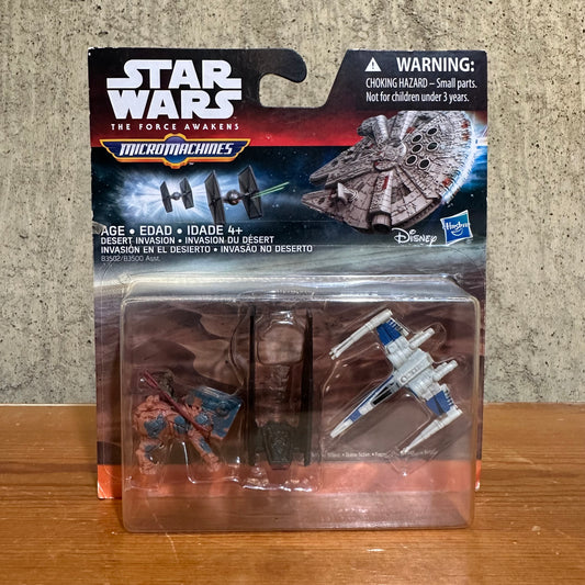 Star Wars Desert Invasion Micro Machines 2015 The Force Awakens Back 3-Pack