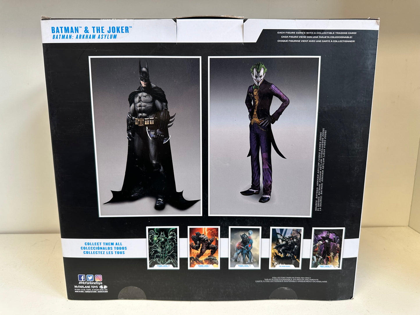 DC Multiverse Batman & Joker Arkham Asylum MISB Action Figure Toys
