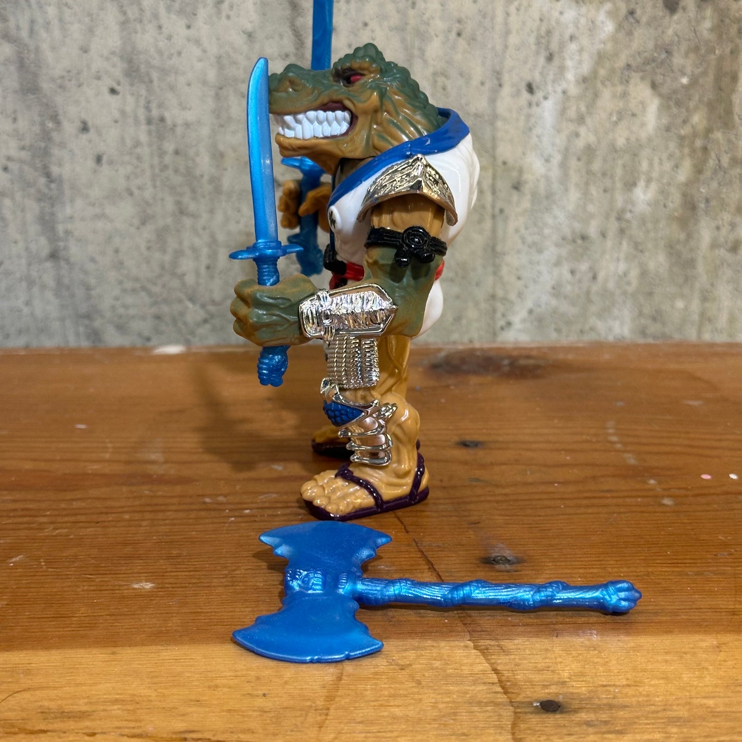 Shogun Shoate Complete Vintage TMNT Figure Rare 90’s Ninja Turtles Dinosaur Toy