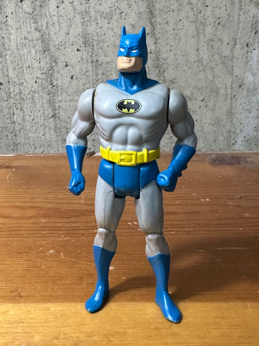 1984 Kenner Super Powers Batman Action Figure No Cape DC Comics Toy