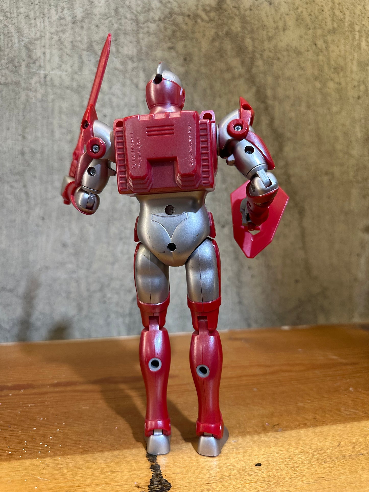 Neutron Armor Servo Superhuman Samurai Syber-Squad Playmates 9” Complete Action Figure 1994