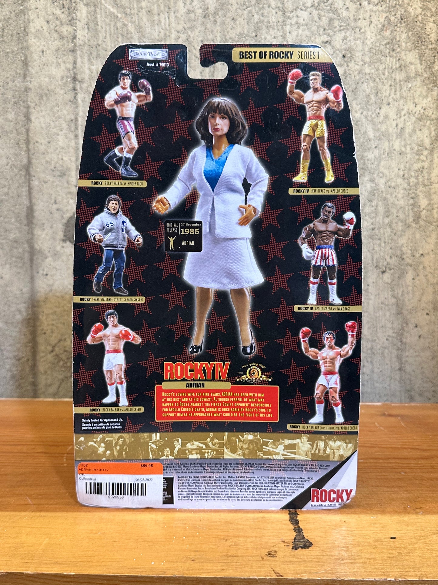 Adrian Jakks Pacific Rocky IV Series 1 Action Figure NIB Sealed