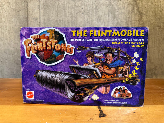 Vintage The Flintstones Movie Flintmobile Toy Car 1993 Mattel Sealed Box