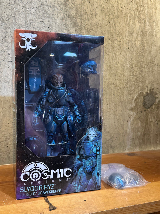 Cosmic Legions Slygor Ryz T.U.5.C.C. Gravekeeper Mythic Legions Four Horsemen