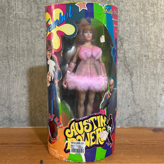Fembot NEW SEALED 1998 TRENDMASTERS AUSTIN POWERS  9" POSABLE TALKING FIGURE