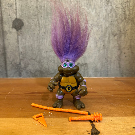 Troll Donatello TMNT 1992 Near Complete Vintage Ninja Turtles Action Figure Toy