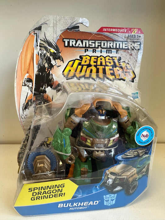 Transformers Prime Beast Hunters Autobot Bulkhead Unused Figure