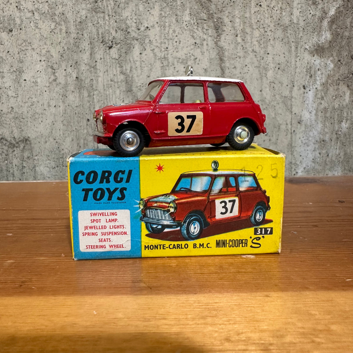 Mini Cooper Toy Collection Mini Cooper Corgi Toys 317 Vintage Diecast Collectible Car G.T. Britai ...
