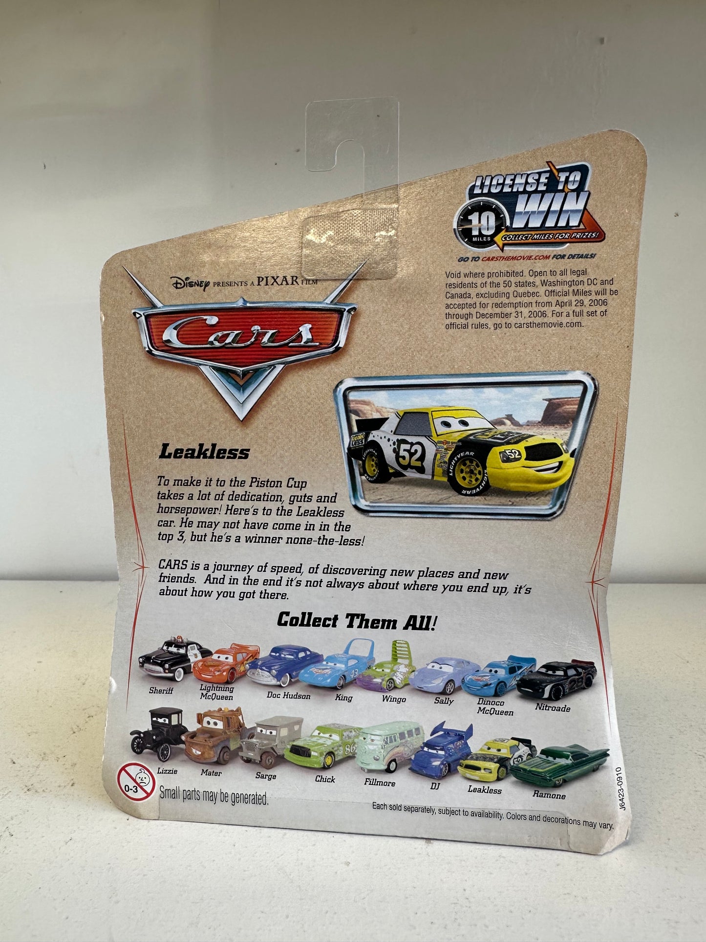 Disney Pixar Cars Leakless Sealed Brand new Car Toy