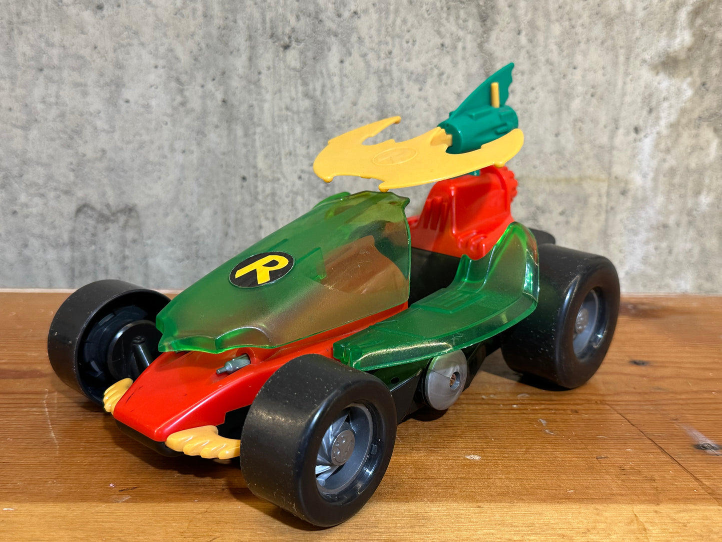 Robin Dragster Complete Batman the Animated Series Vehicle BTAS DC Comics Toy 1993 Kenner