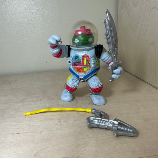 1990 TMNT Space Cadet Raphael Complete Vintage 90’s Ninja Turtles Action Figure