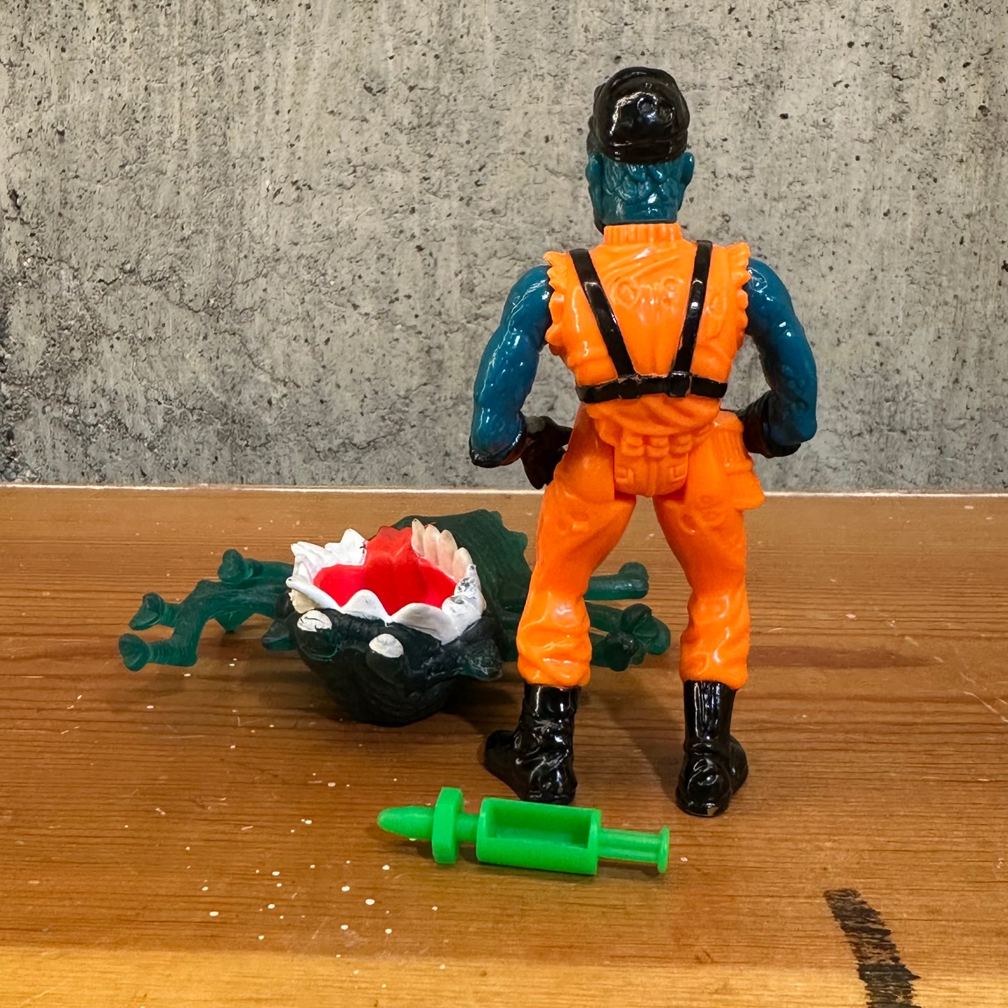 Swamp Thing Weed Killer Evil Un-Men with BioMask Leech Complete DC Comics Kenner Action Figure Toy 1990