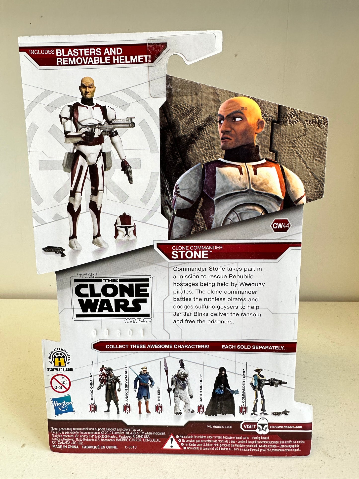 Star Wars clone wars Clone Commander Stone MOC Action Figure Toy