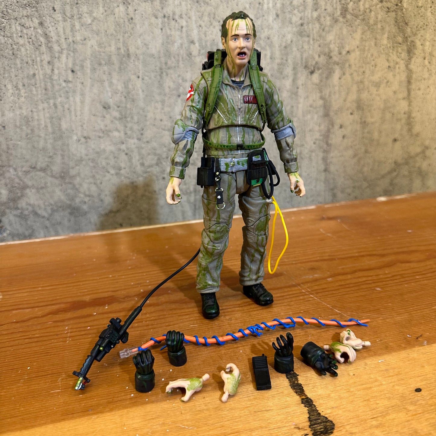 Slimed Peter Venkman Complete DST Action Figure 2016 Ghostbusters