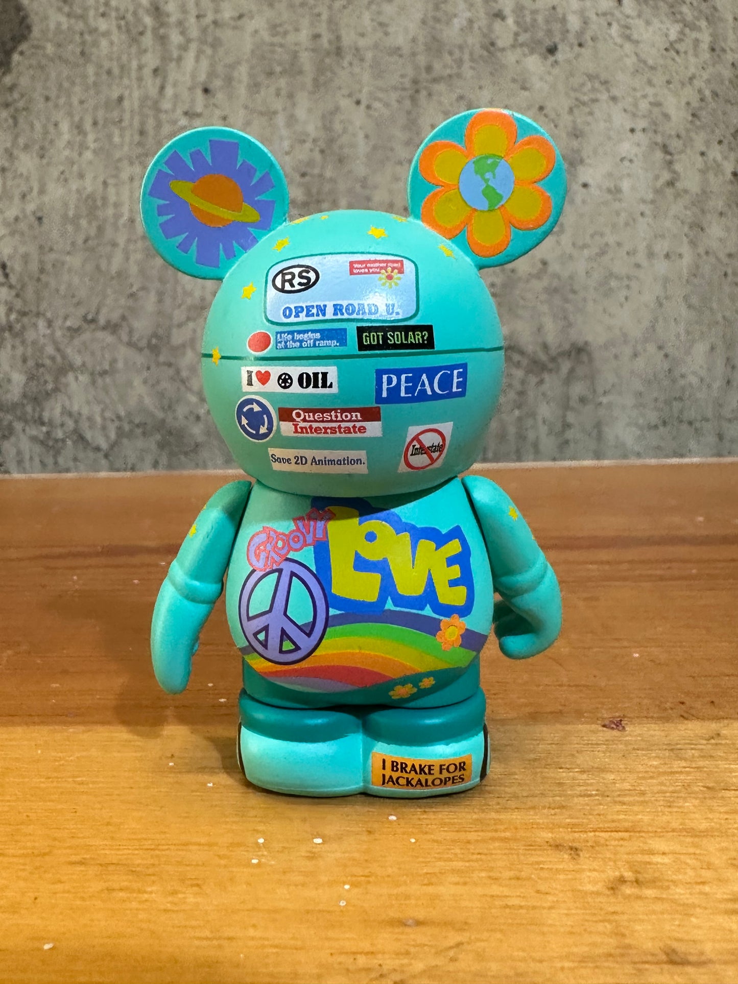 Disney Vinylmation Fillmore Pixar 1 Cars VW Bus Volkswagen 3"