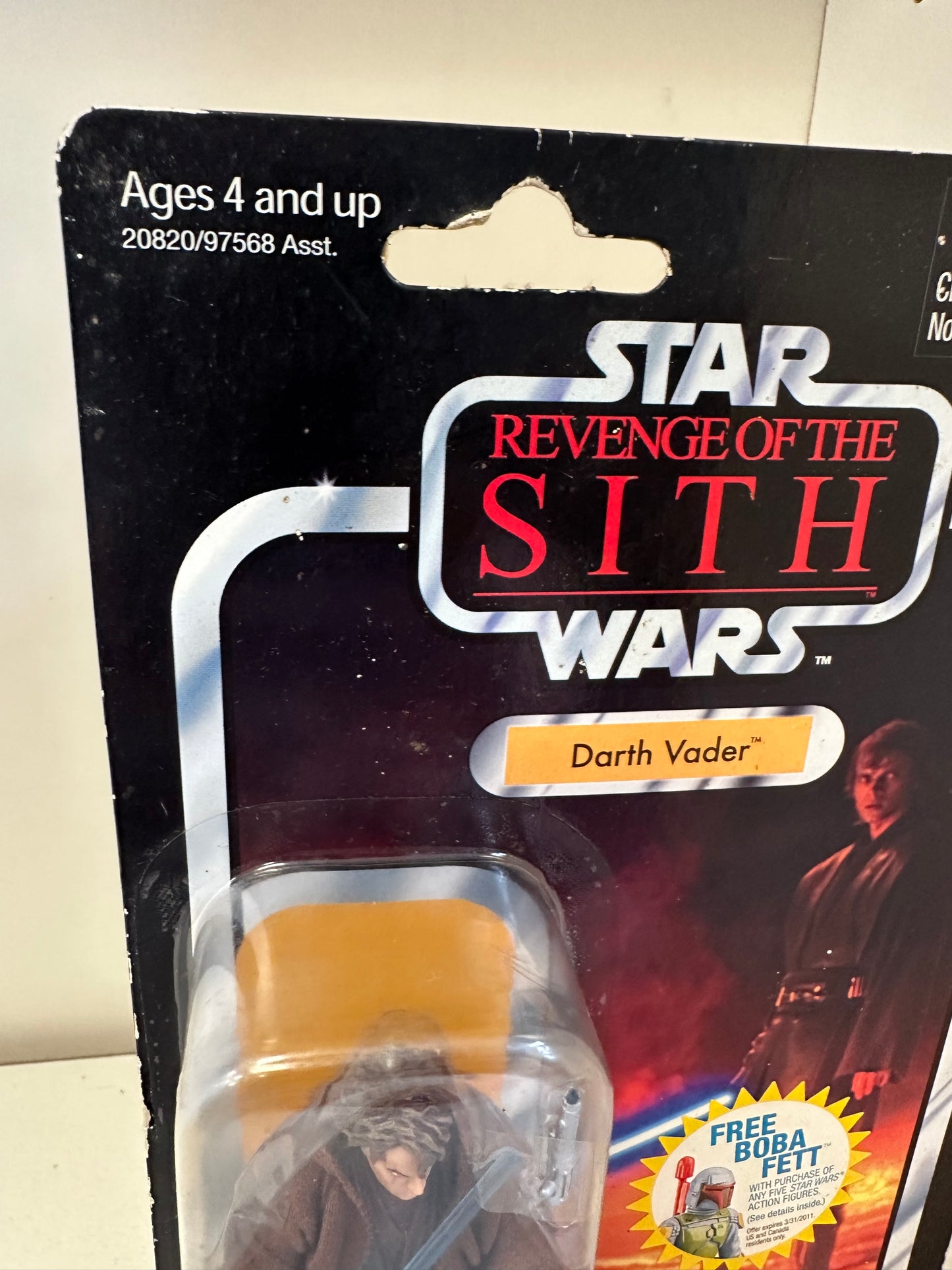 Star Wars Darth Vader VC13 Revenge of the Sith Boba Fett Offer Sealed Action Figure Toy