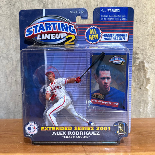 Alex Rodriguez Texas Rangers Starting Lineup 2 Sealed Action Figure MLB Baseball