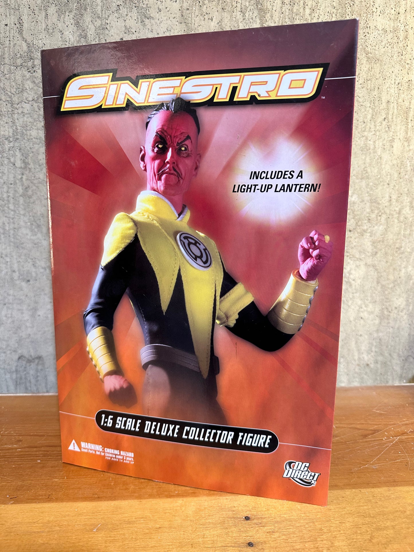Sinestro DC Direct 12” Green Lantern Action Figure Doll Toy Sealed DC Comics