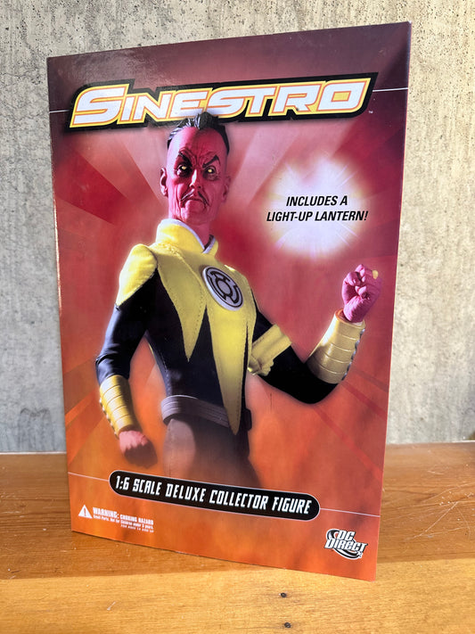 Sinestro DC Direct 12” Green Lantern Action Figure Doll Toy Sealed DC Comics