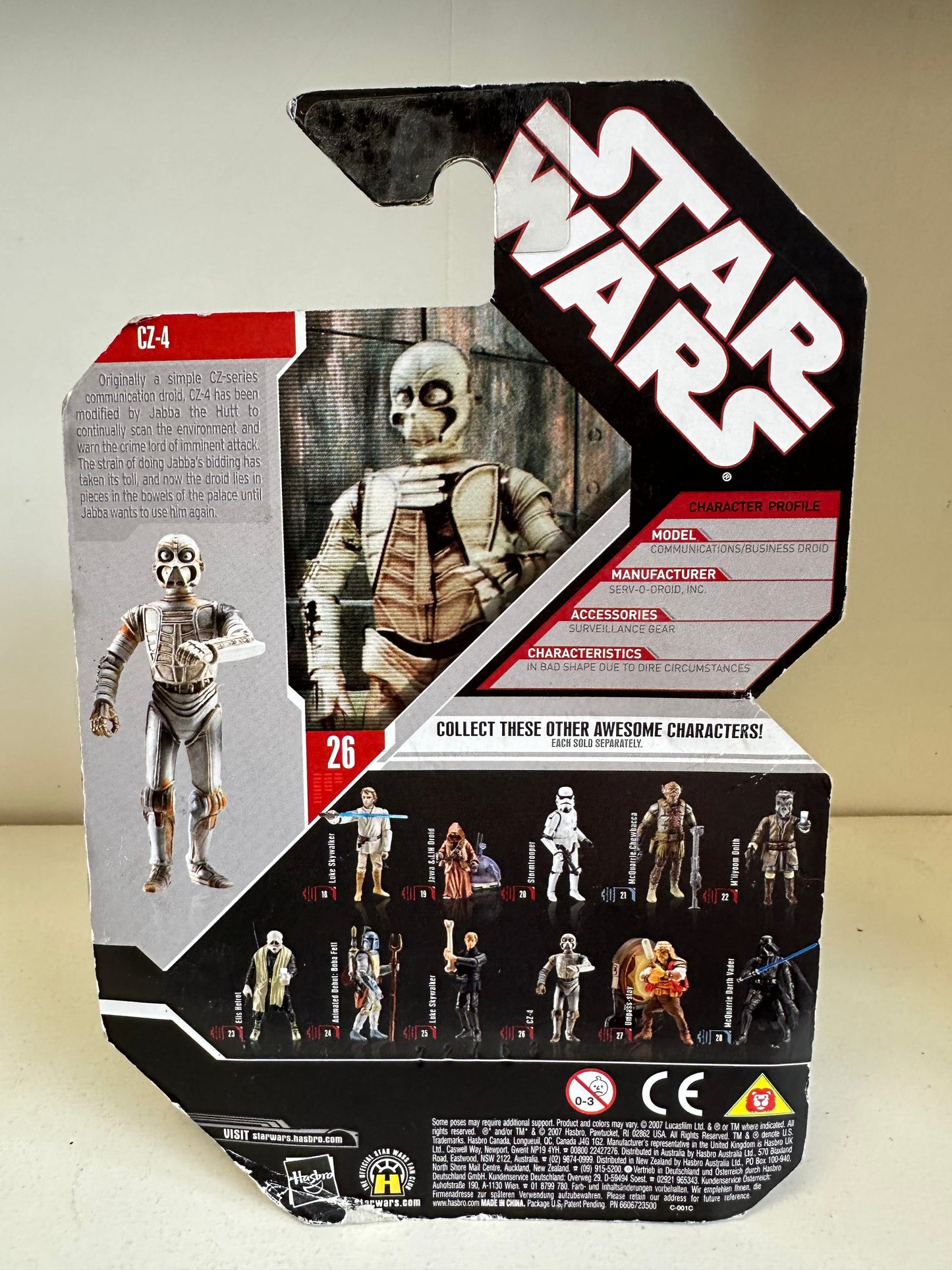 Star Wars 30th Anniversary CZ-4 Sealed Action Figure Saga Legends