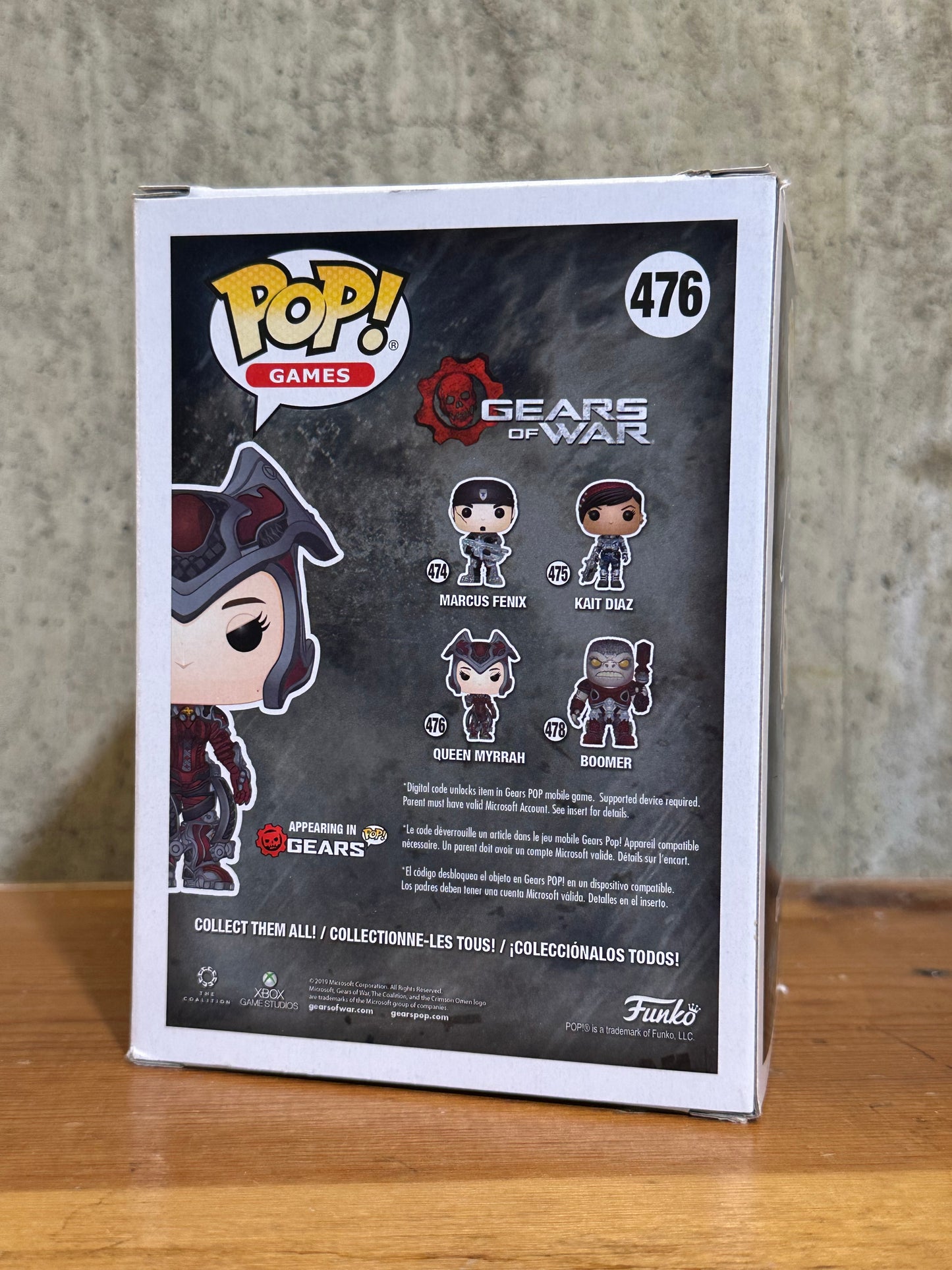Queen Myrrah Funko Pop Gears of War GOW 476 Video Games