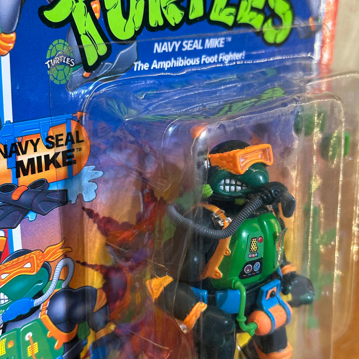 Navy Seal Mike TMNT Mutant Military 2 Sealed Unpunched MOC Ninja Turtles Action Figure Toy