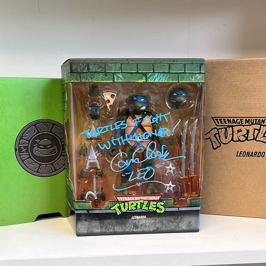 Signed Super 7 TMNT Leonardo