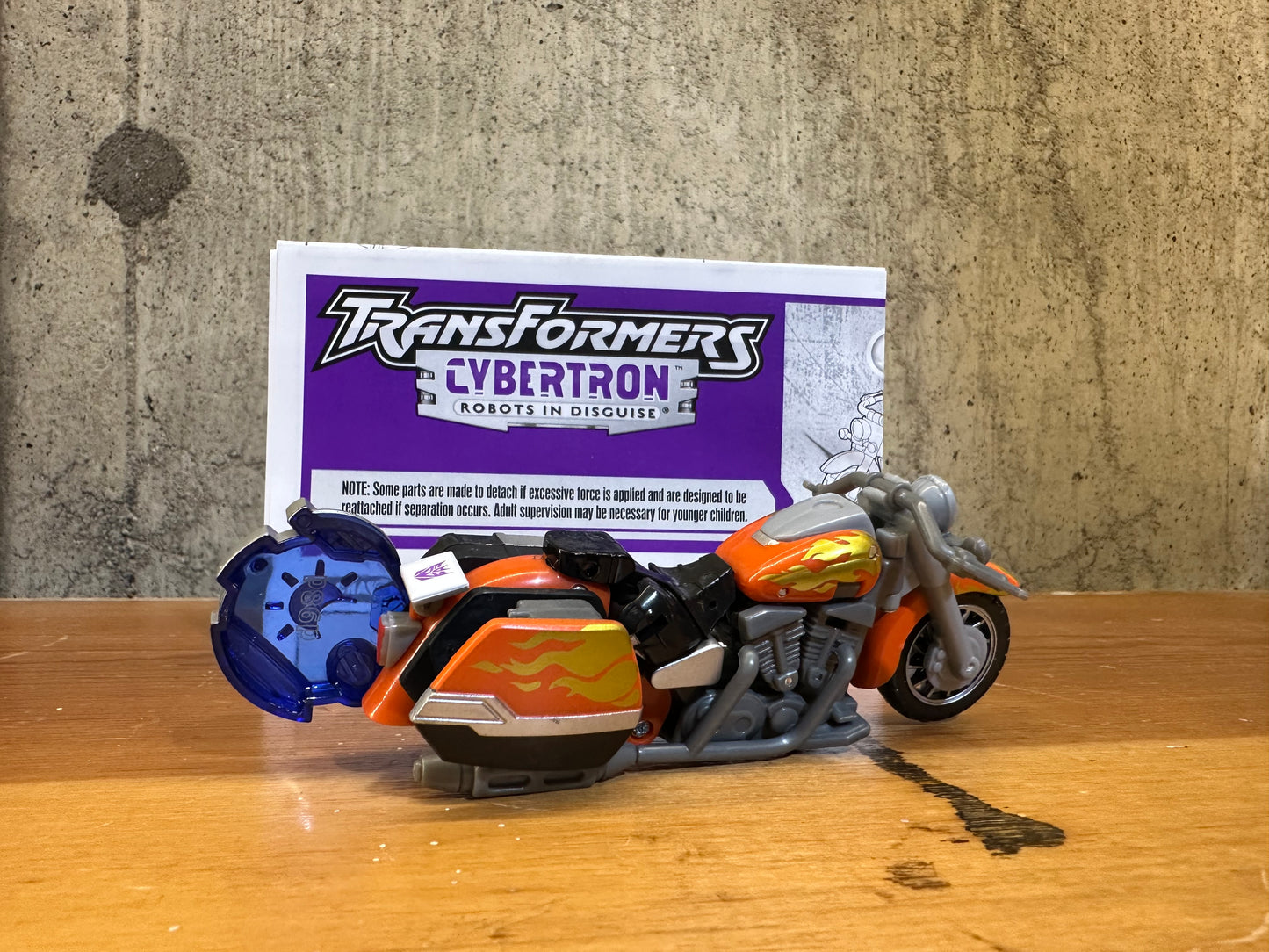 Lugnutz Complete Transformers Cybertron RID Action Figure Robot Decepticon Toy