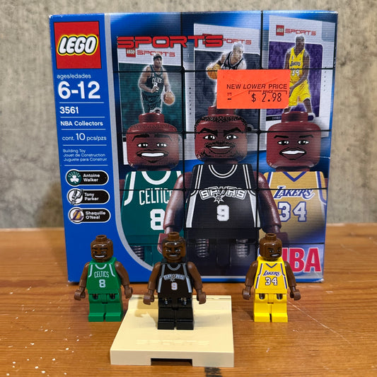 Open Box Incomplete Lego Sports 3561 Walker Parker Shaq