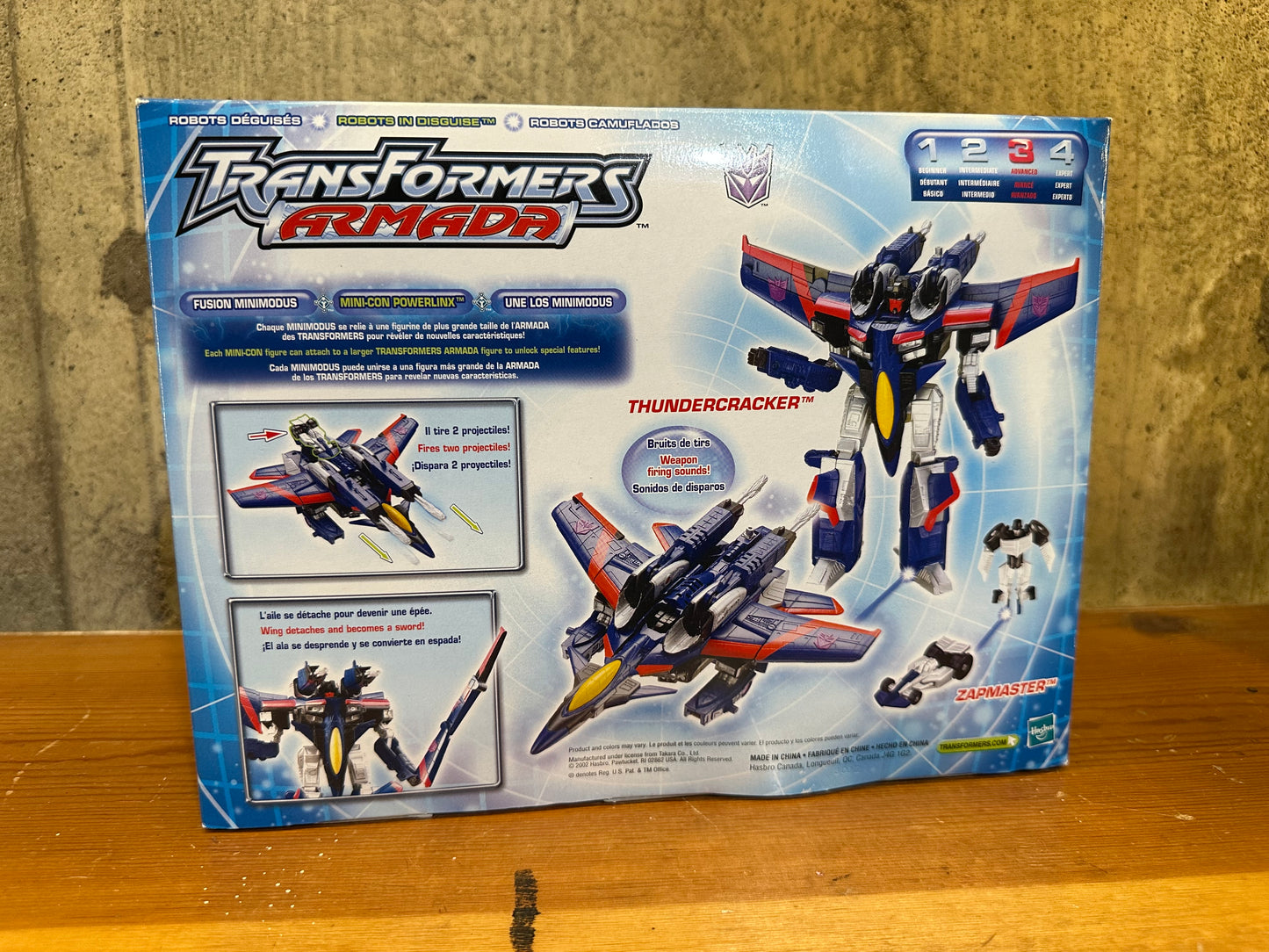Thundercracker Transformers Armada Sealed Action Figure Toy Robot Hasbro