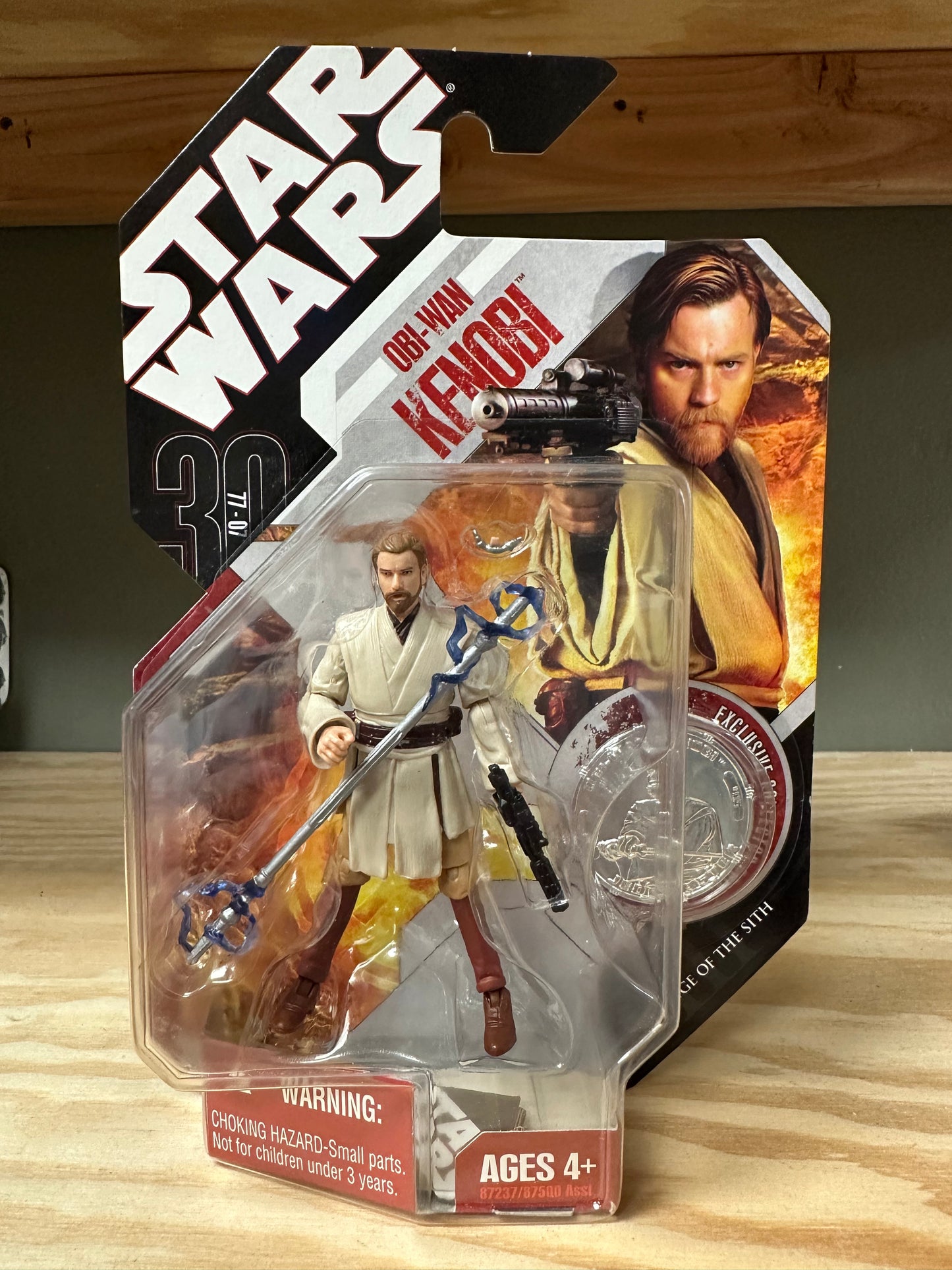 Star Wars 30th Anniversary ROTS Obi-Wan Kenobi Sealed Action Figure Toy