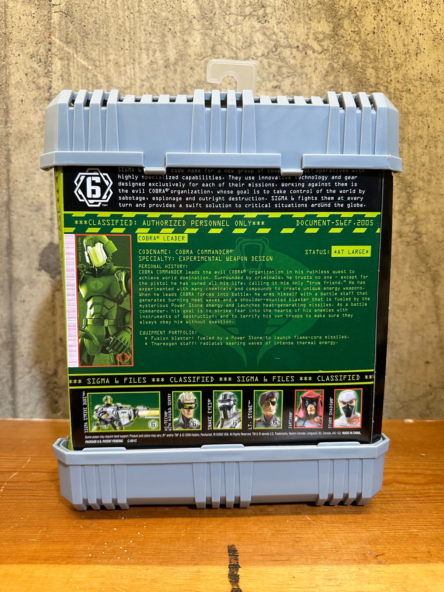 G.I.Joe Sigma 6 Cobra Commander Battlefield General Version 2 Black suit