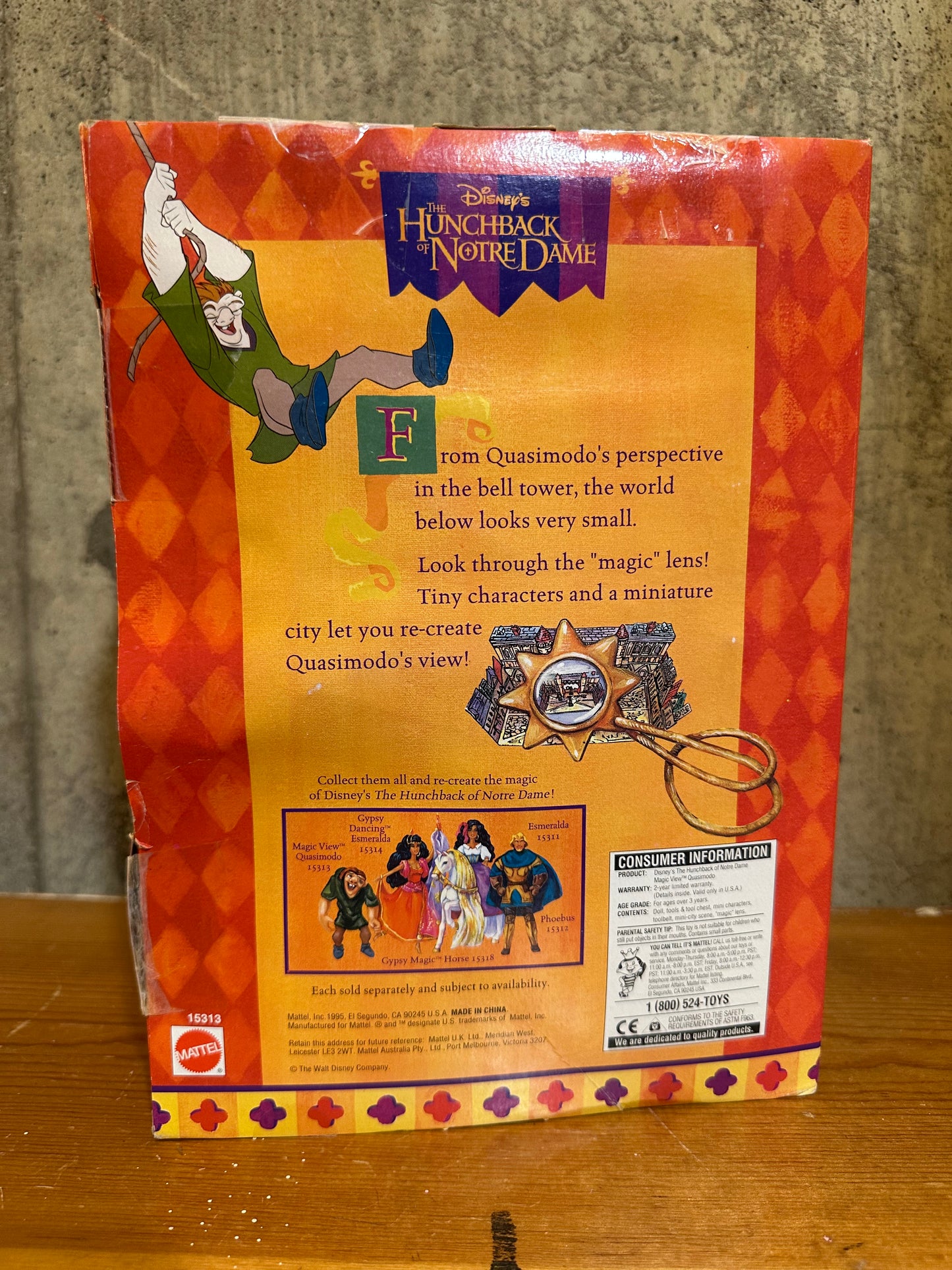 Hunchback of Notre Dame Magic View Quasimodo Sealed Action Figure Toy