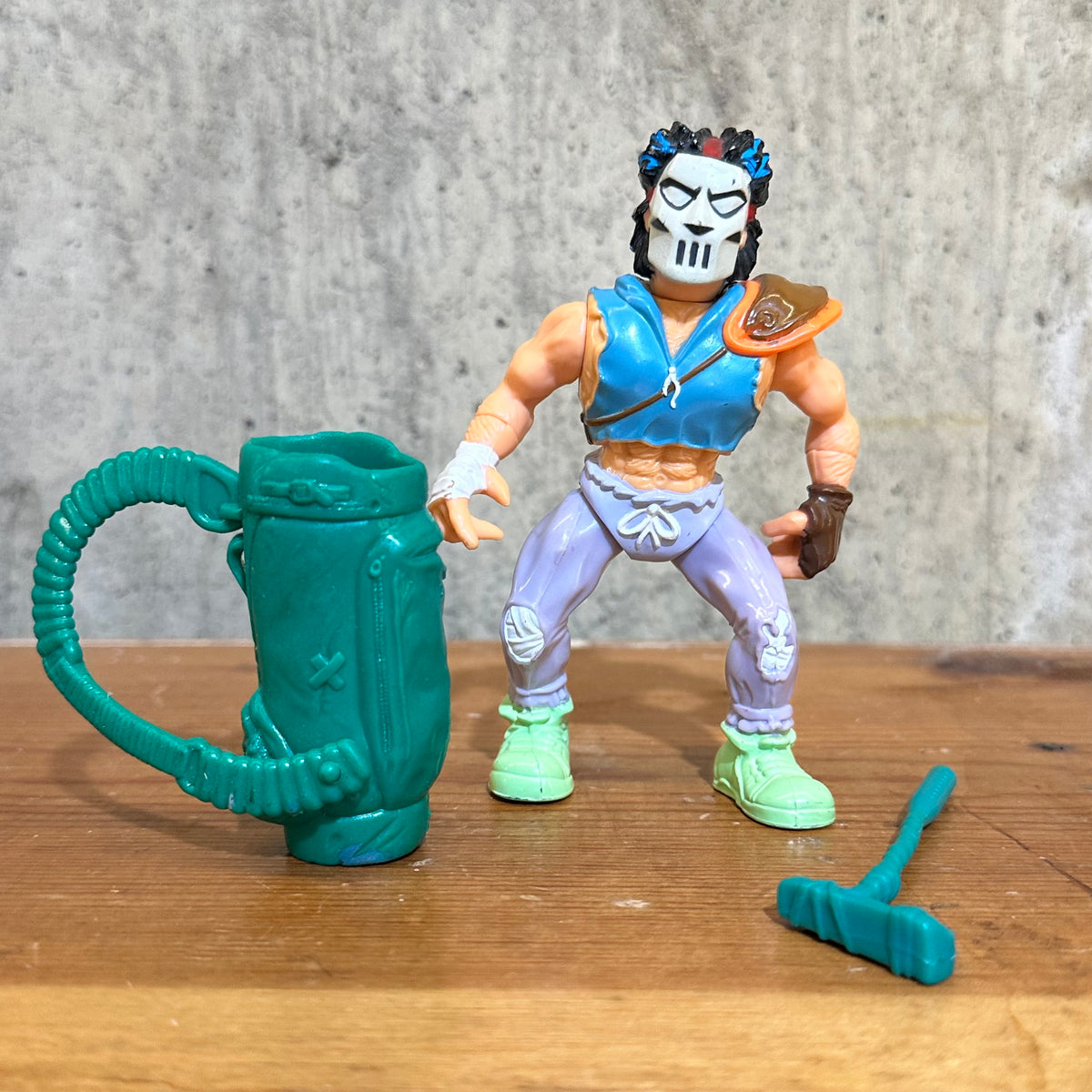 Casey Jones incomplete TMNT Ninja Turtles action figure 1989