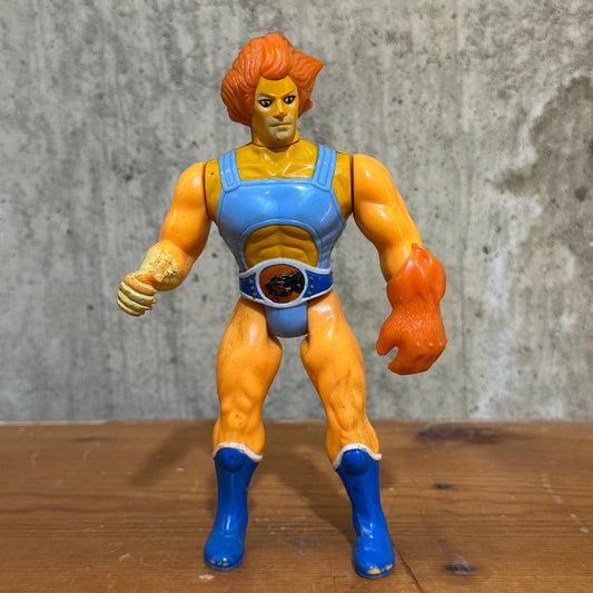 Lion-O incomplete Broken Button Orange Hair Thundercats Action Figure Toy Vintage LJN