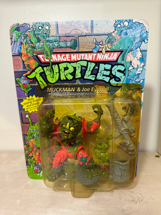 1990 TMNT Muckman MOC Vintage Ninja Turtles Action Figure Toy