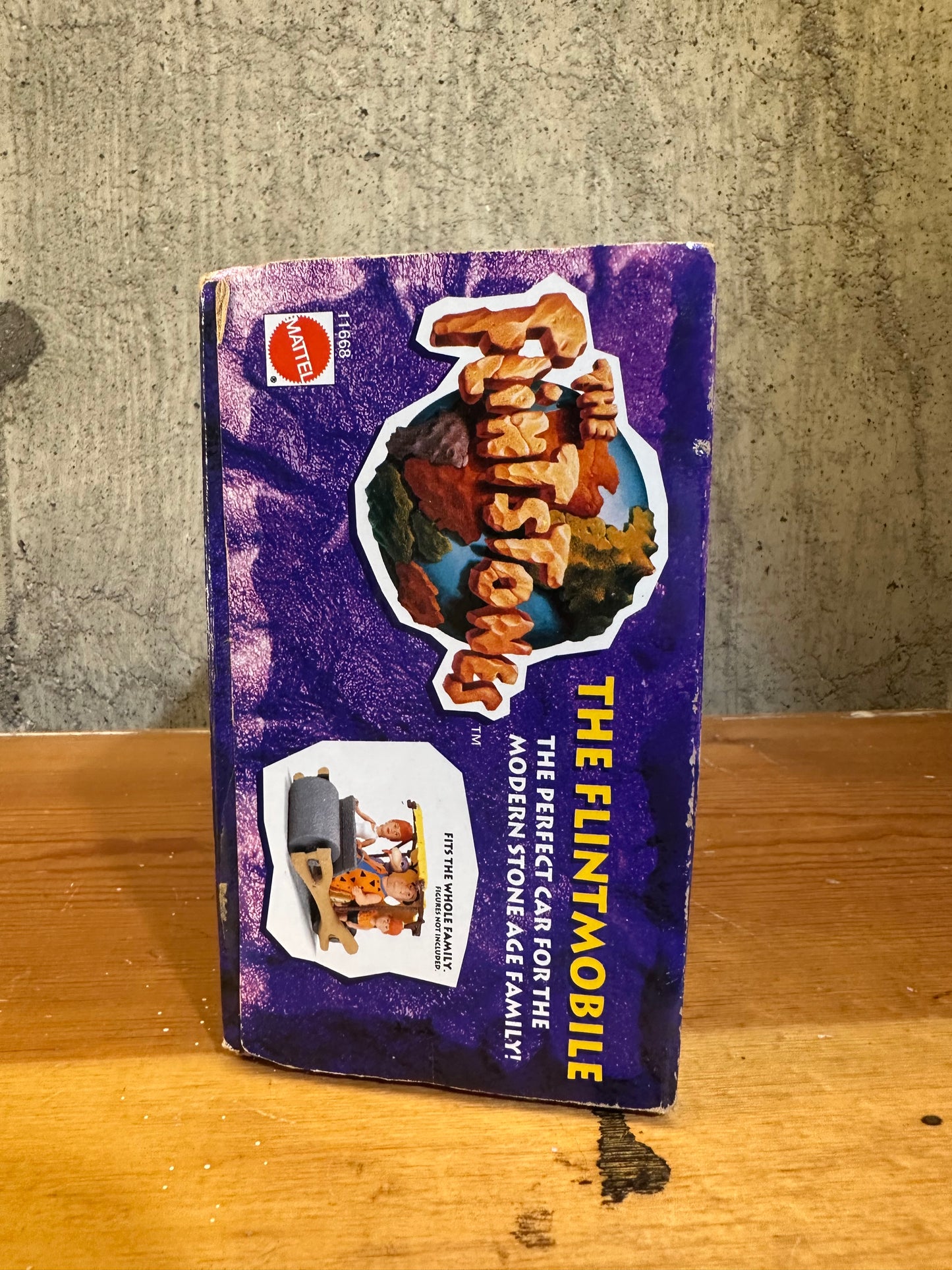 Vintage The Flintstones Movie Flintmobile Toy Car 1993 Mattel Sealed Box