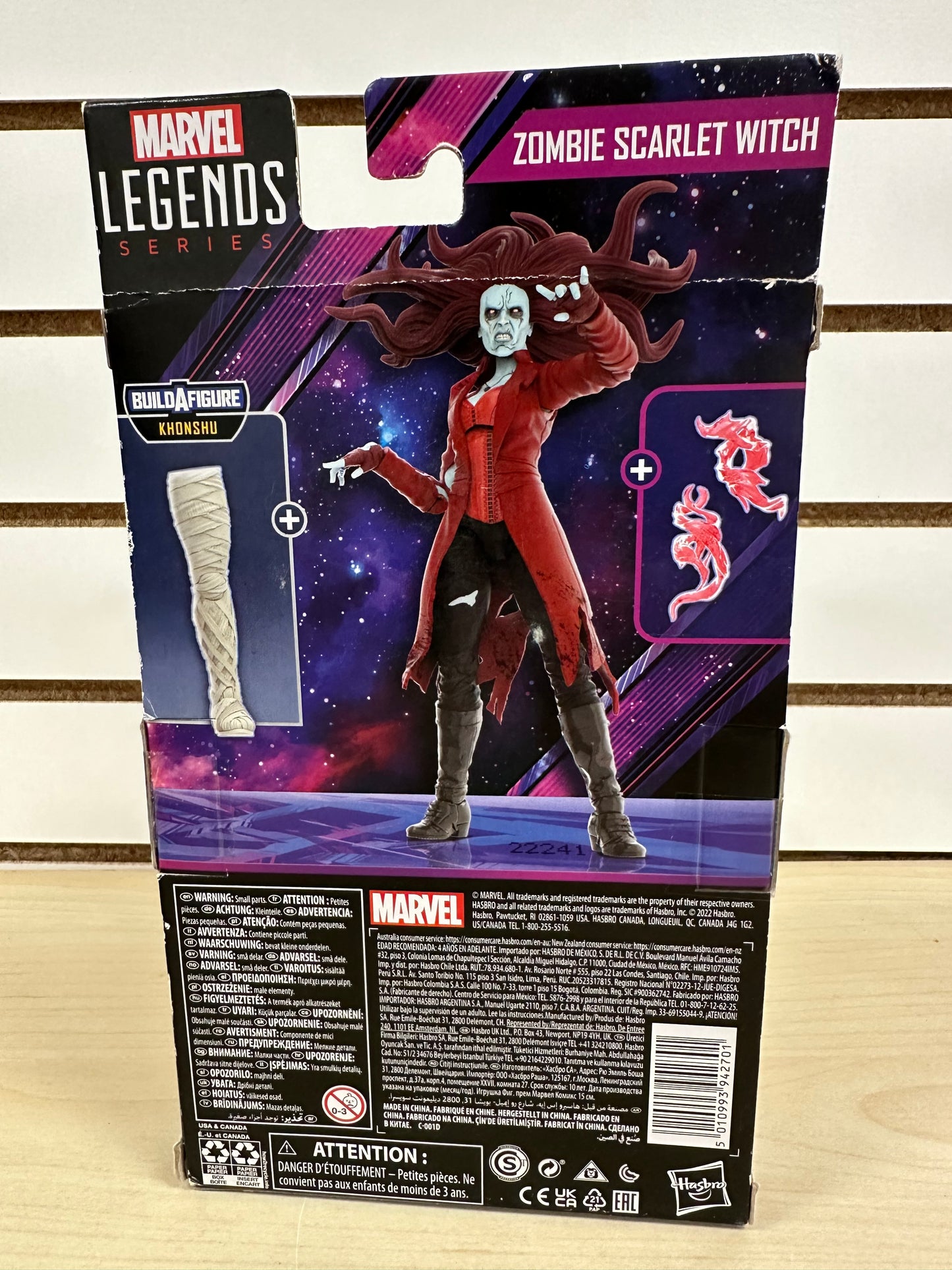 Zombie Scarlet Witch Sealed Marvel Legends Action Figure Toy
