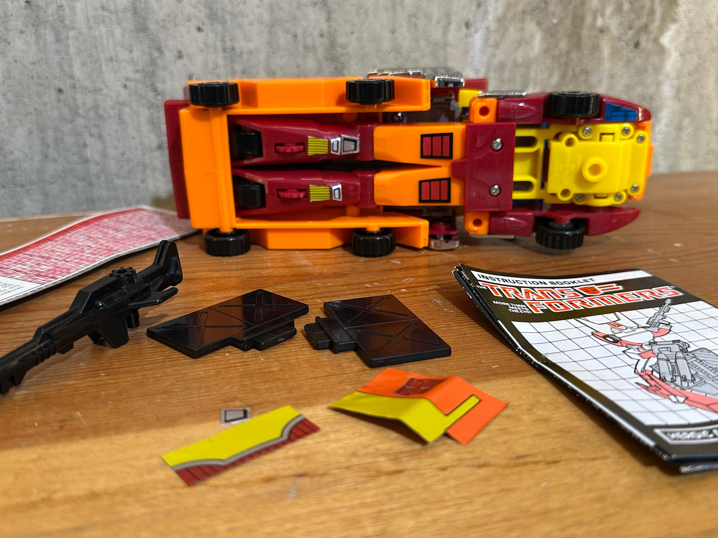 Rodimus Prime G1 Transformers Complete Vintage Toy Robot