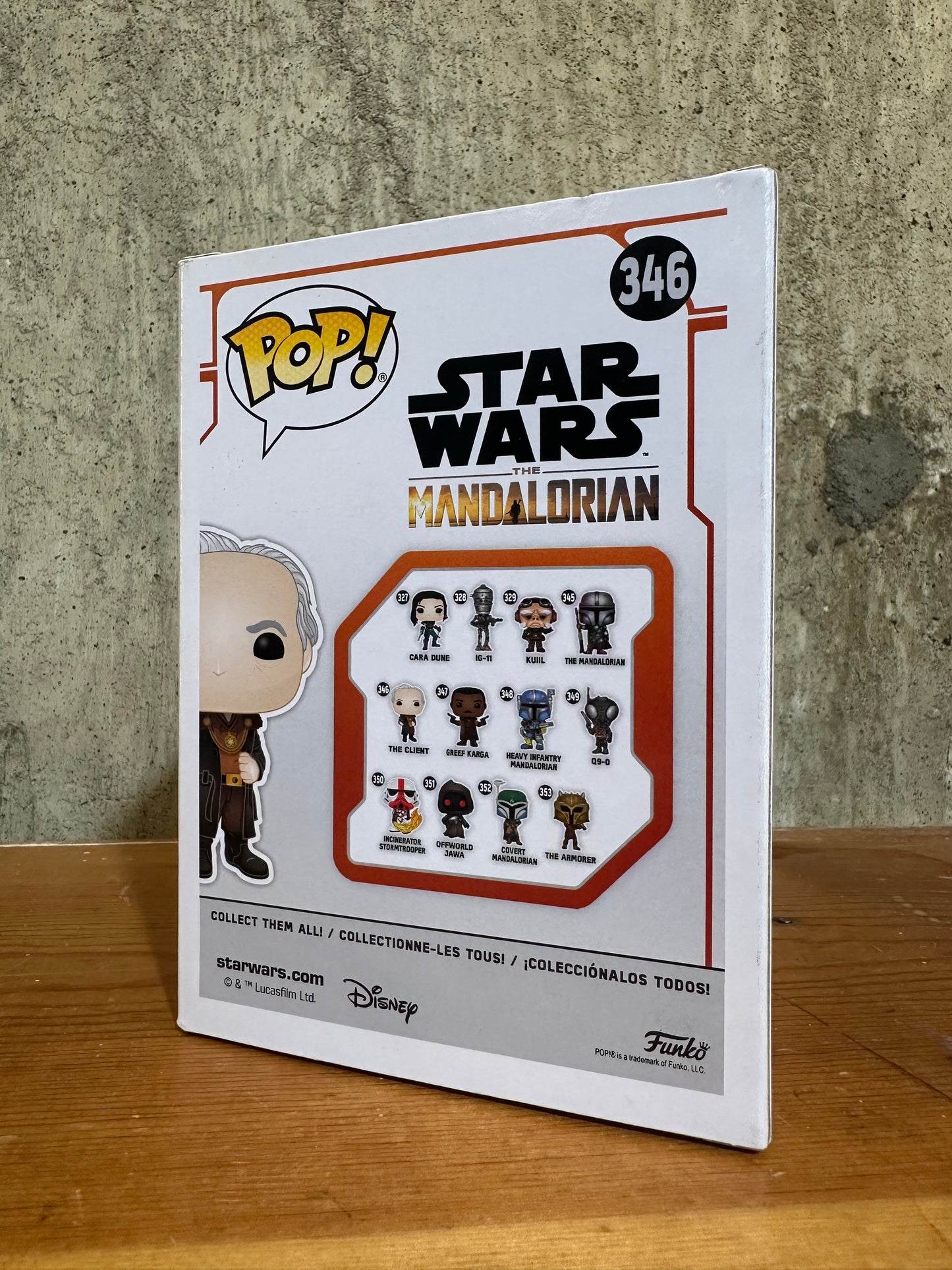 The Client Mandalorian Star Wars Funko Pop 346 Disney+