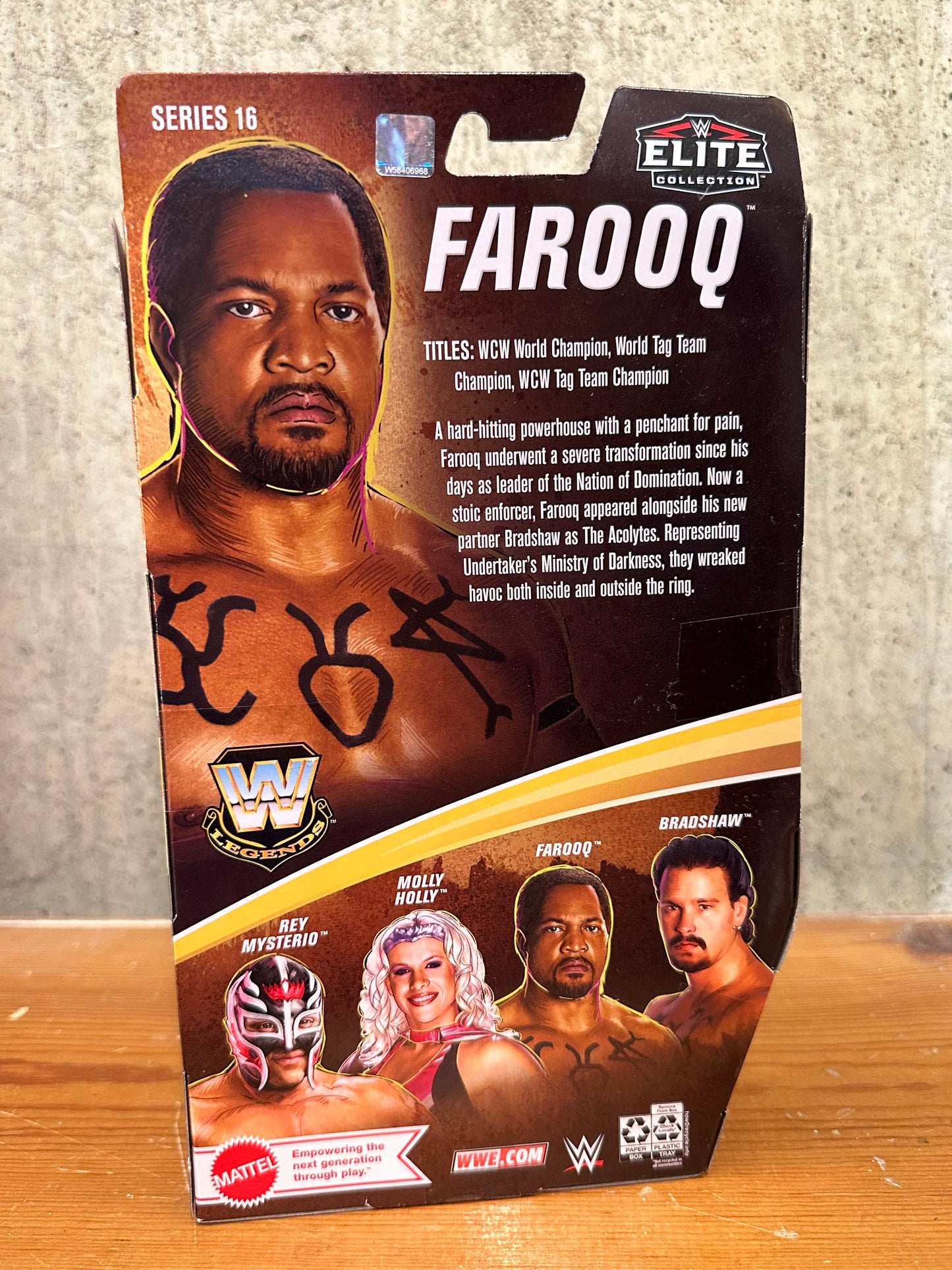 Farooq WWE Elite Series 16 Sealed Wrestling Action Figure Toy