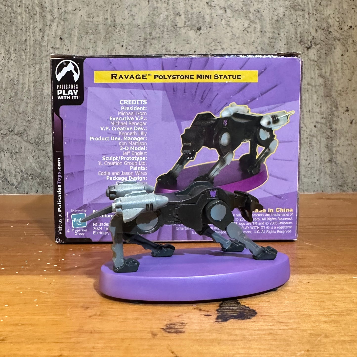 Ravage Palisades Toys Polystone Mini Statue Transformers 225/750 Limited Edition