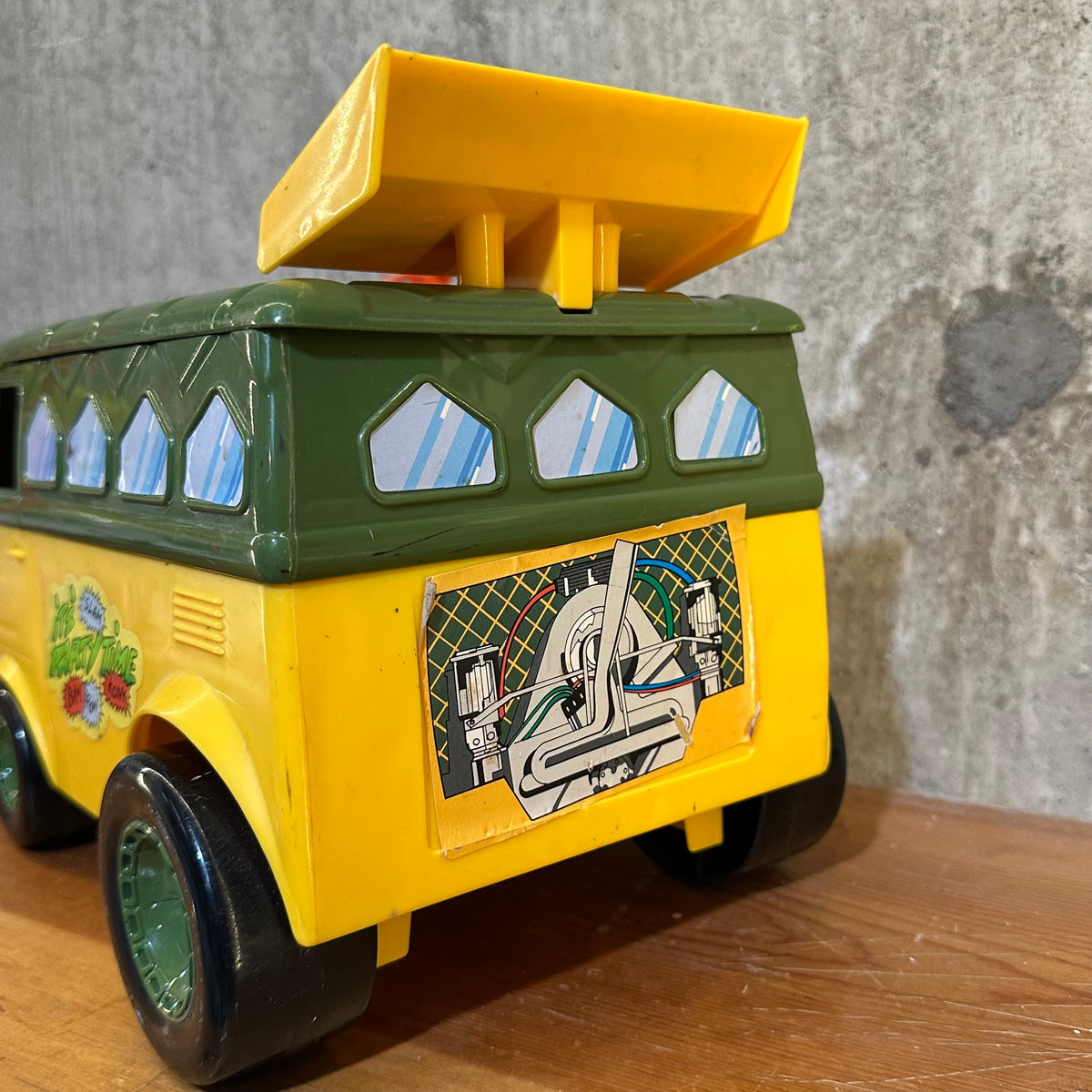Party Wagon 100% Complete TMNT Vintage Ninja Turtles Van Toy 1989
