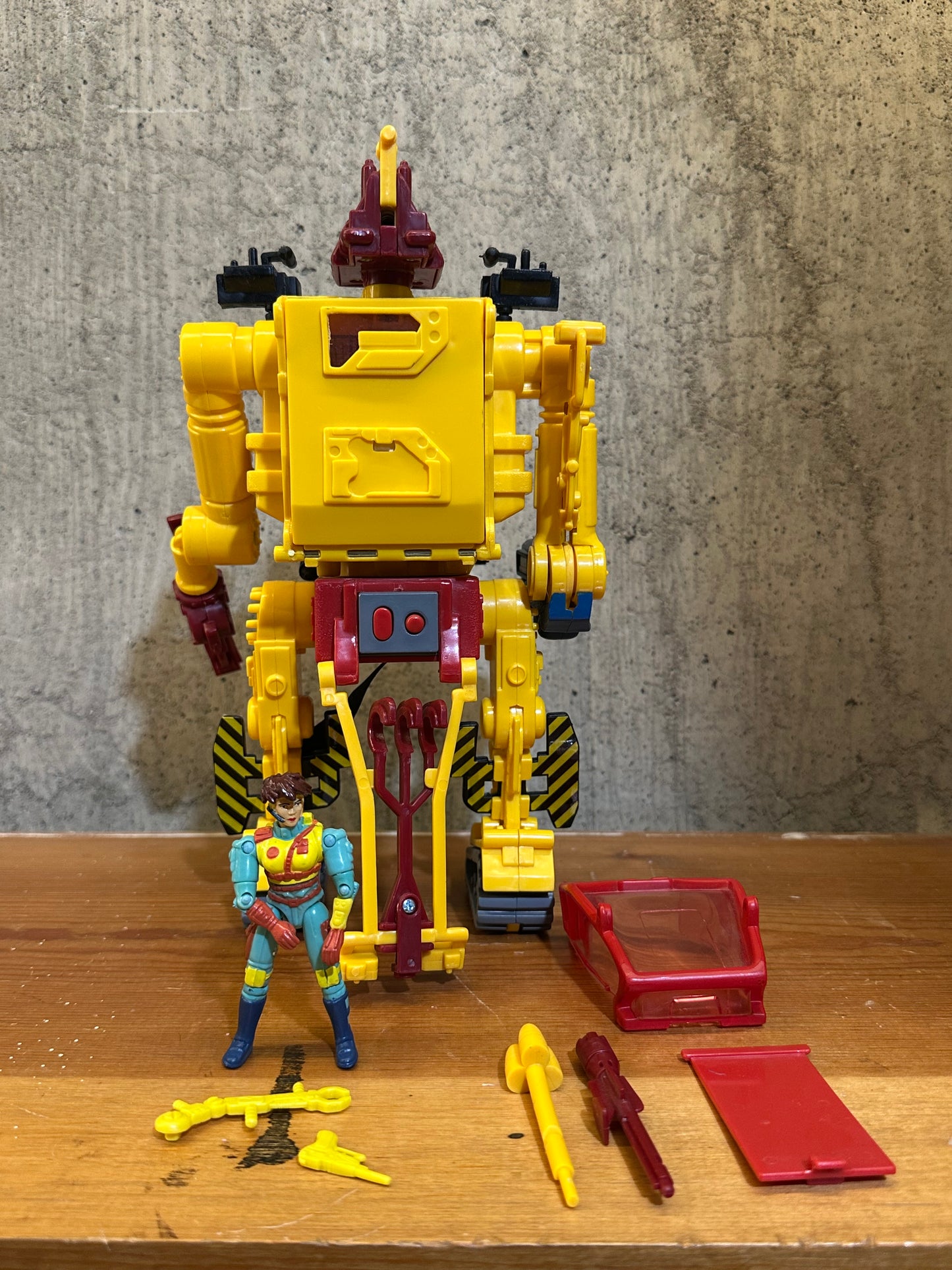 EXO SQUAD Maggie Weston Field Repair Light Attack E- Frame 1994 Playmates Near Complete
