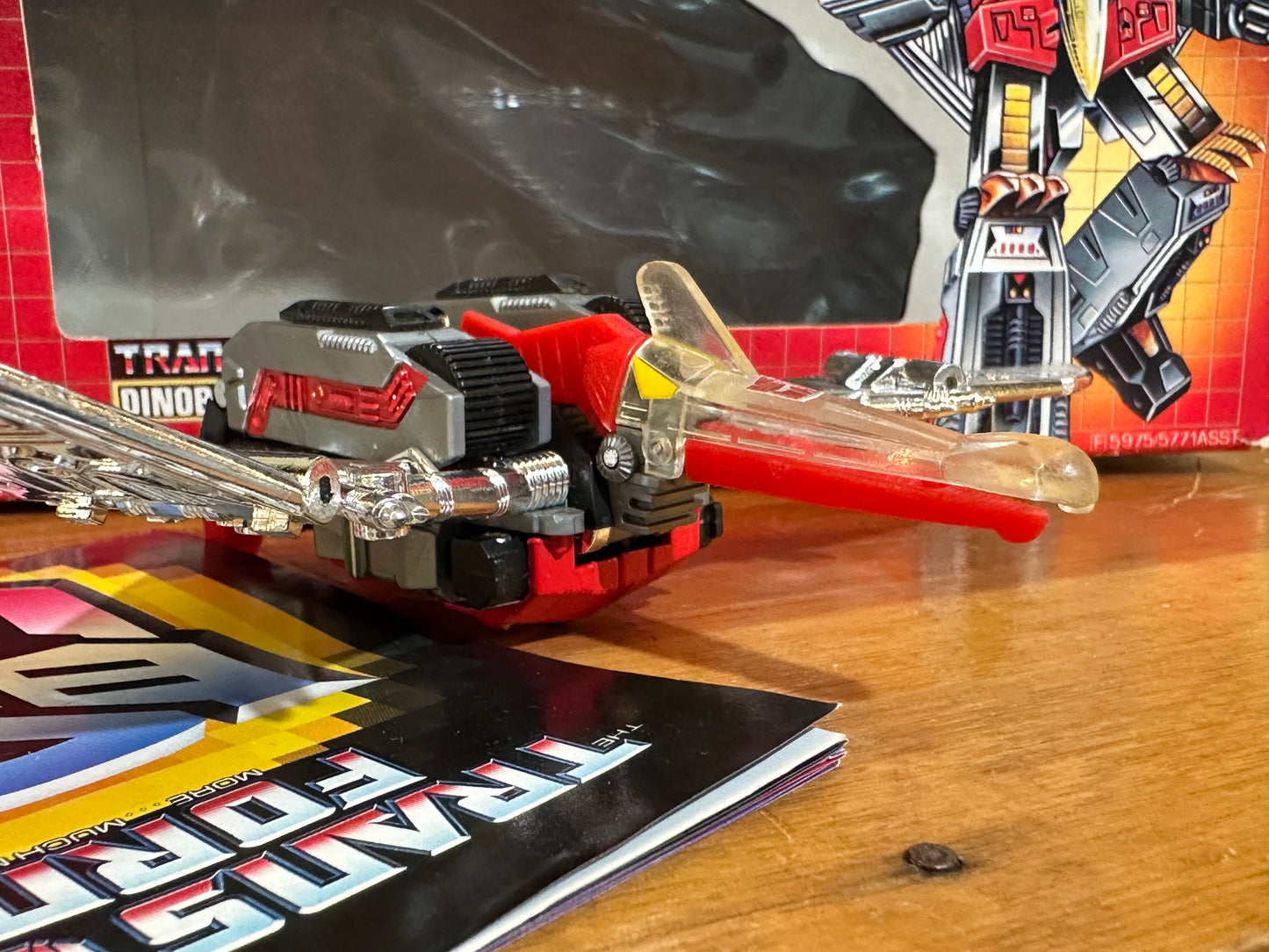 Swoop Mint Complete in Box G1 1985 Transformers Dinobot Autobot